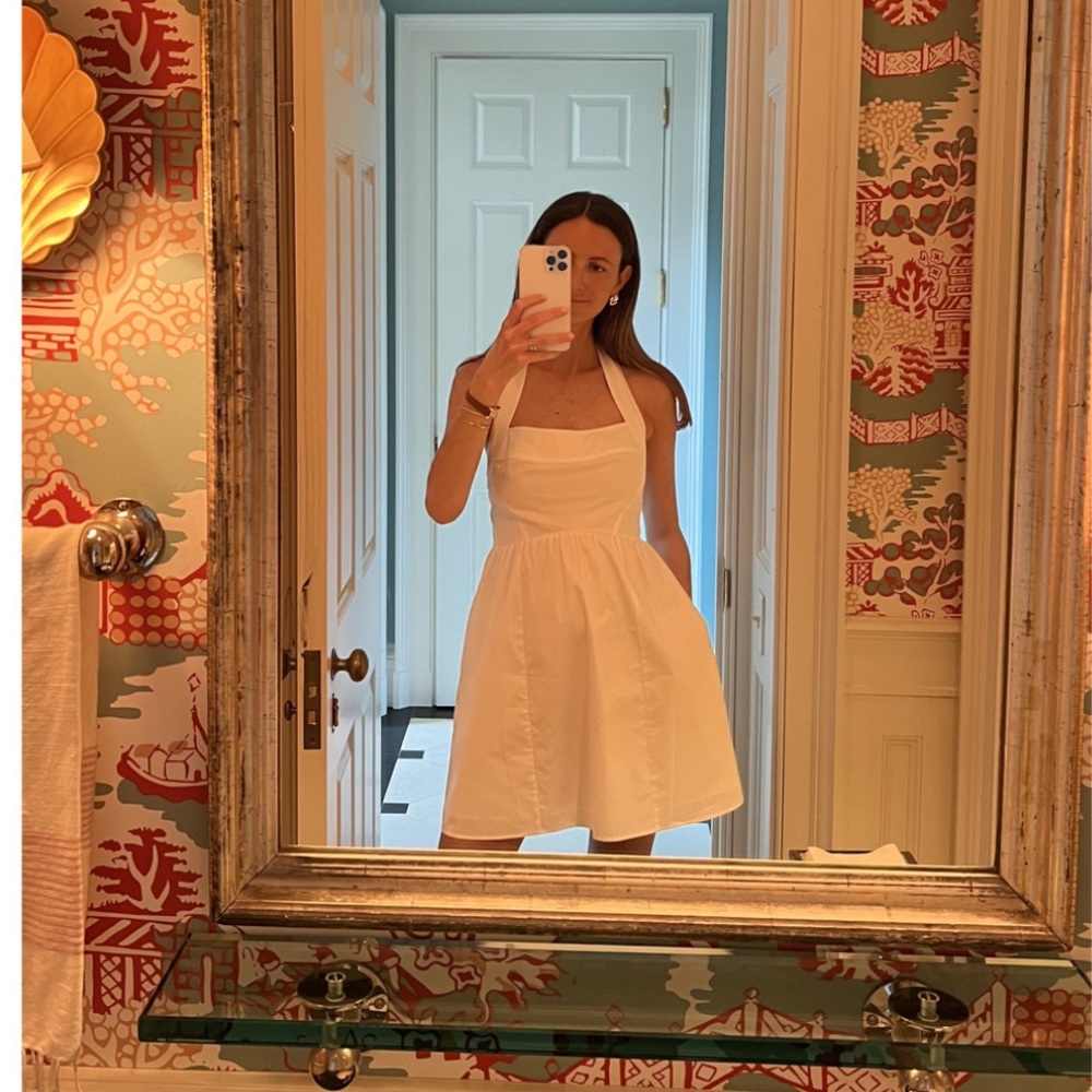 Hill House White Mini Dress